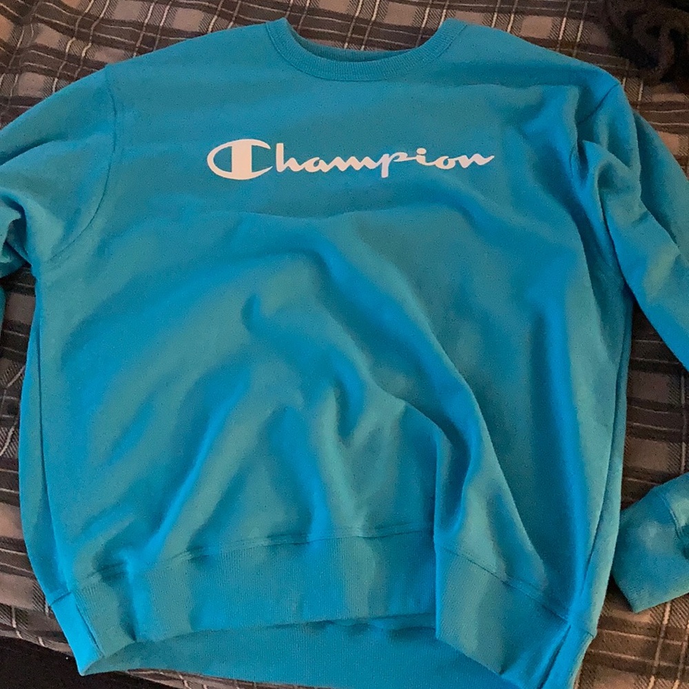 Teal Champion Sweatshirt
